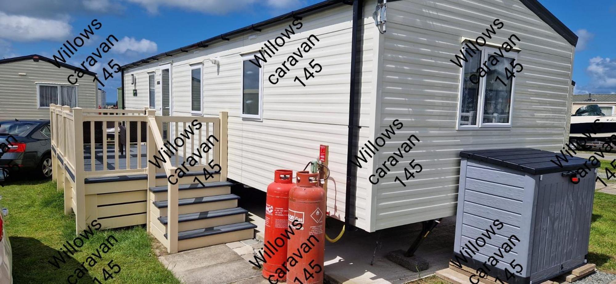 Willows Caravan 145 Llanddwywe Buitenkant foto