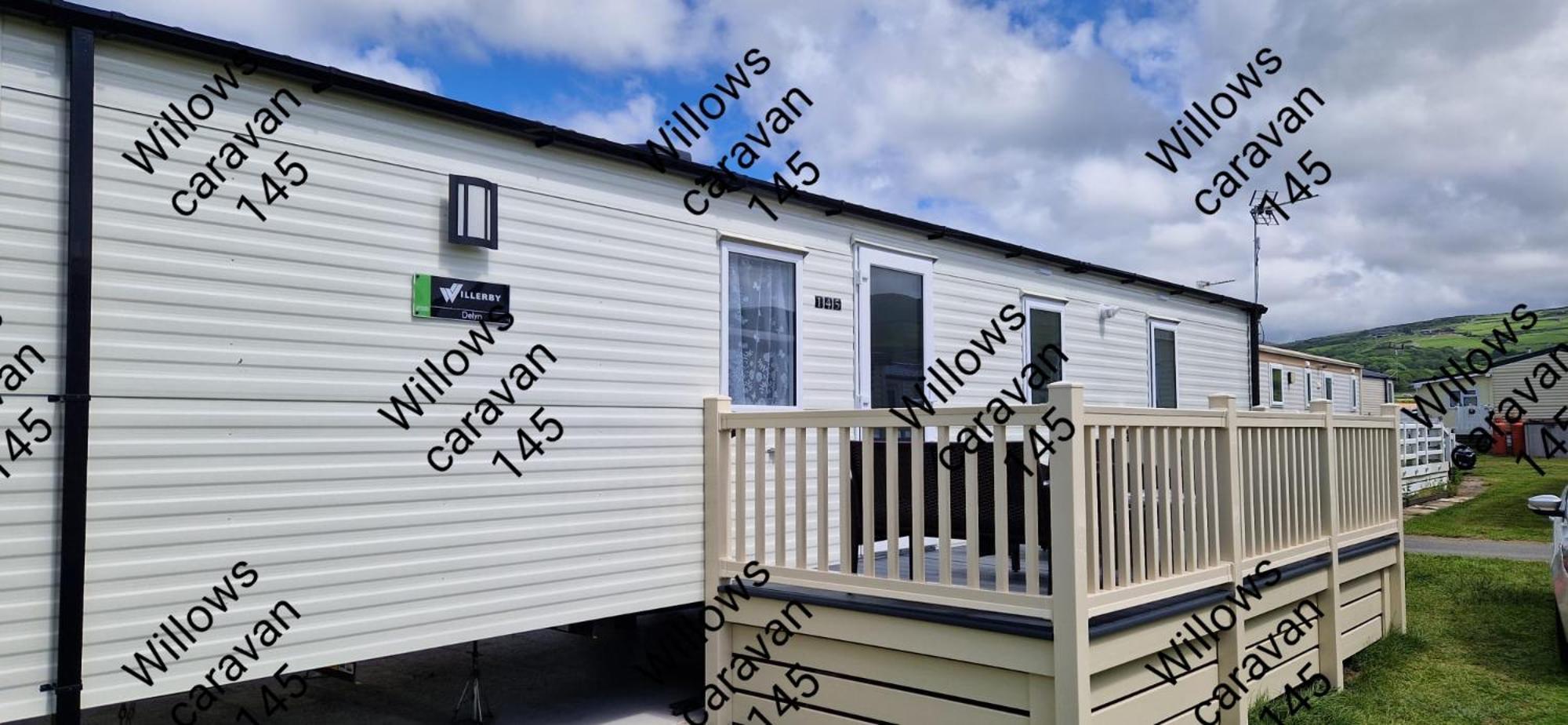 Willows Caravan 145 Llanddwywe Buitenkant foto